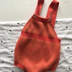 Cat and jack knit romper